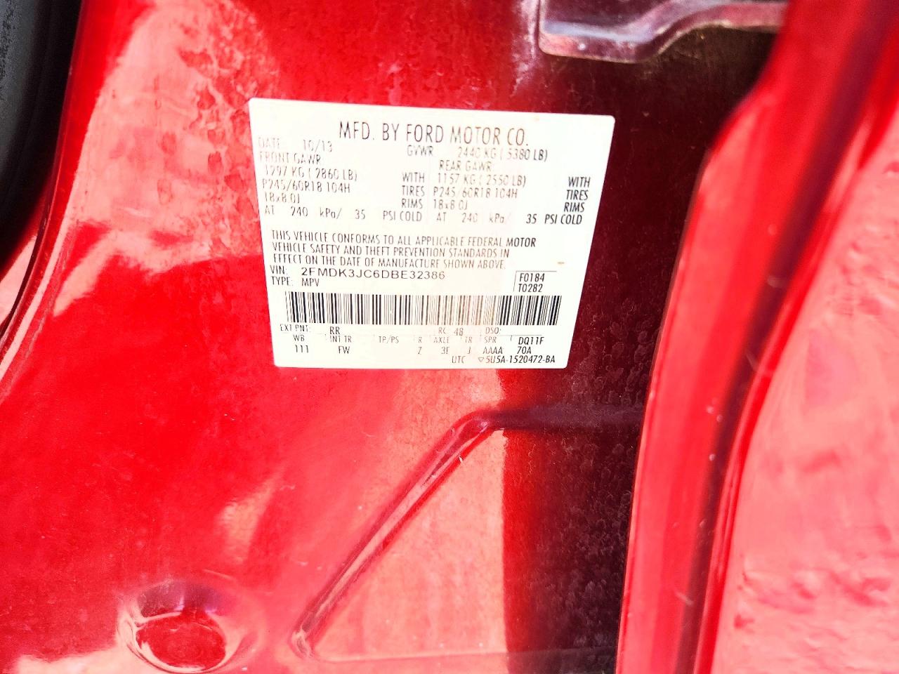 2013 FORD EDGE