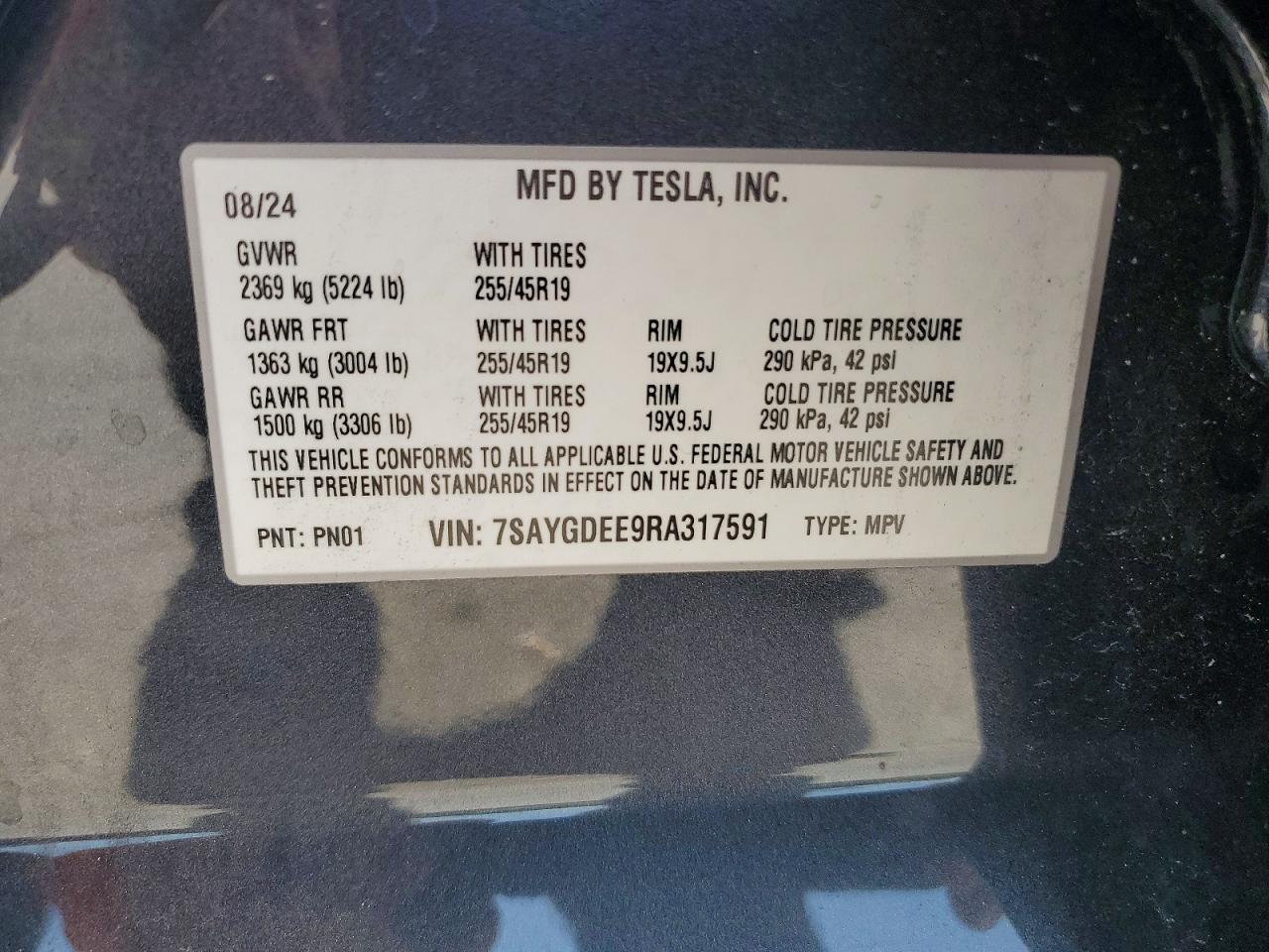2024 TESLA MODEL Y