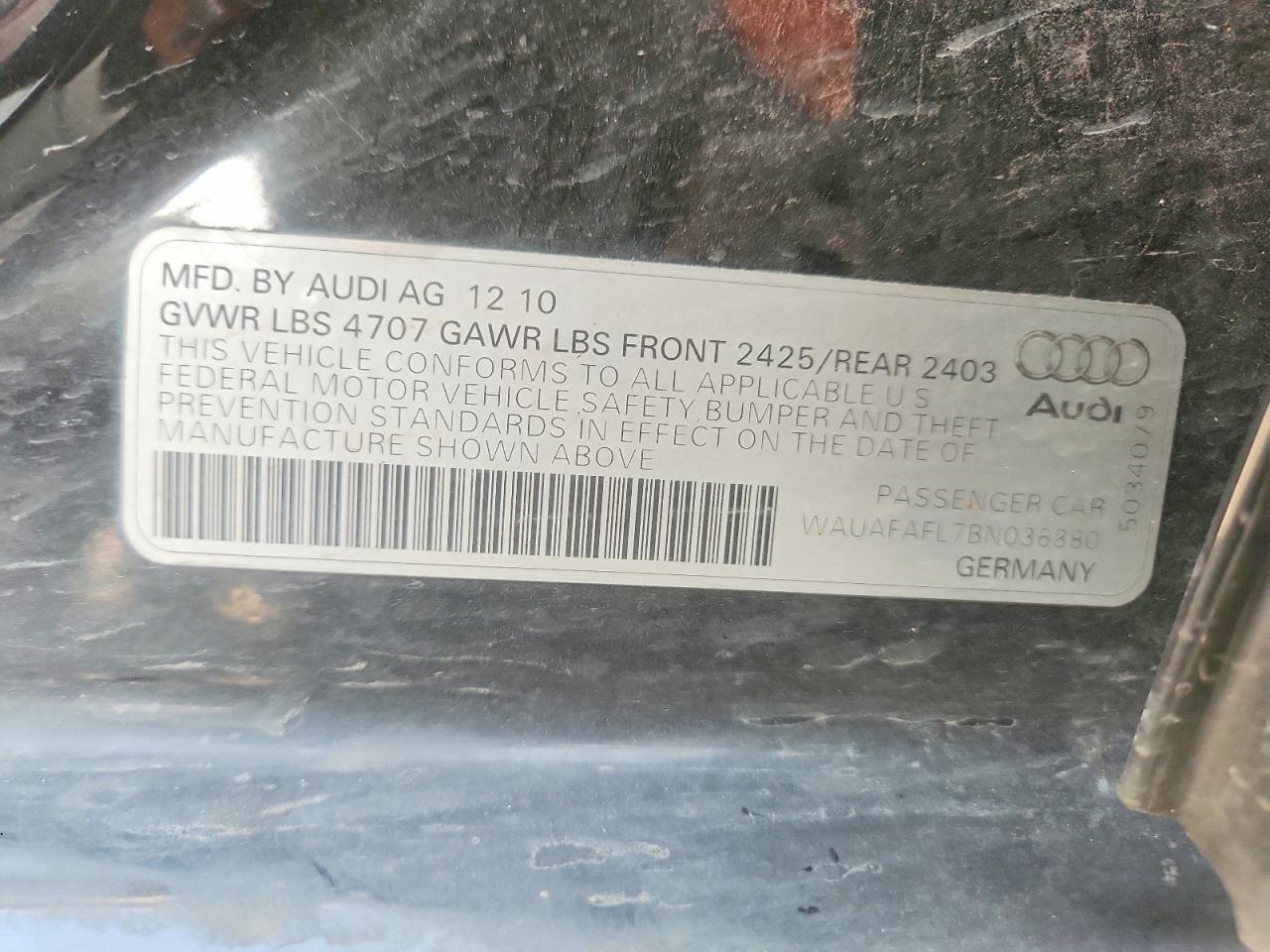 2011 AUDI A4