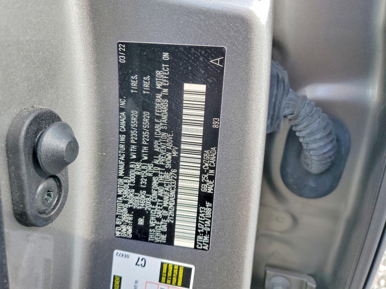 2022 LEXUS RX350