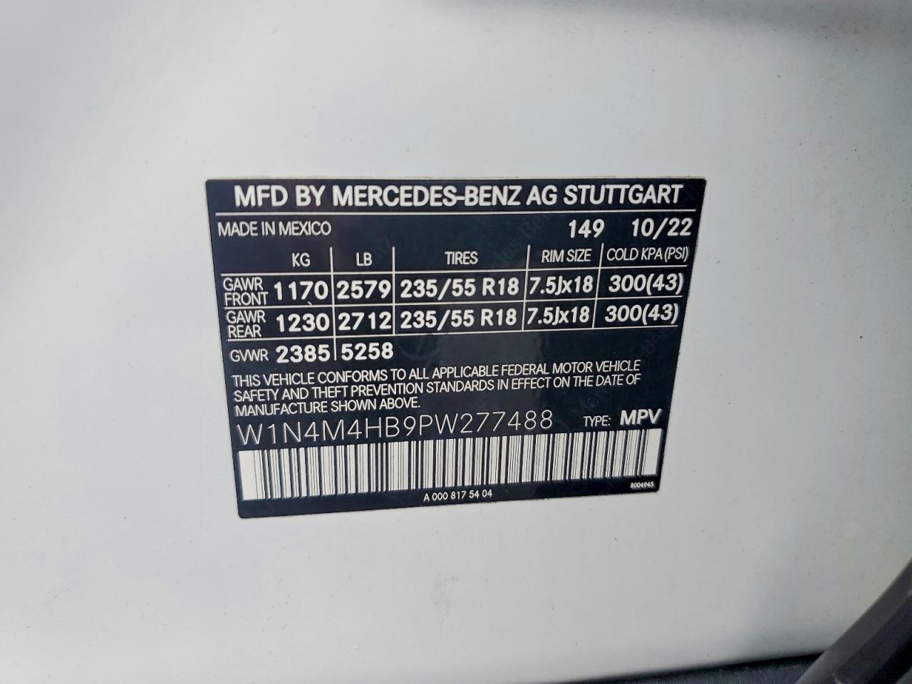 2025 MERCEDES-BENZ GLB-CLASS