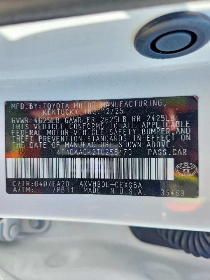 2026 TOYOTA CAMRY