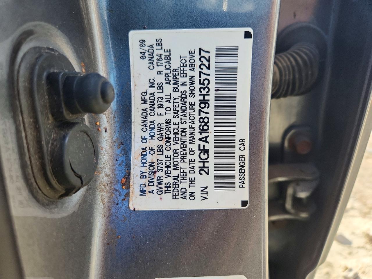 2009 HONDA CIVIC