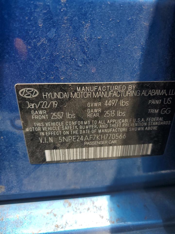 2019 HYUNDAI SONATA