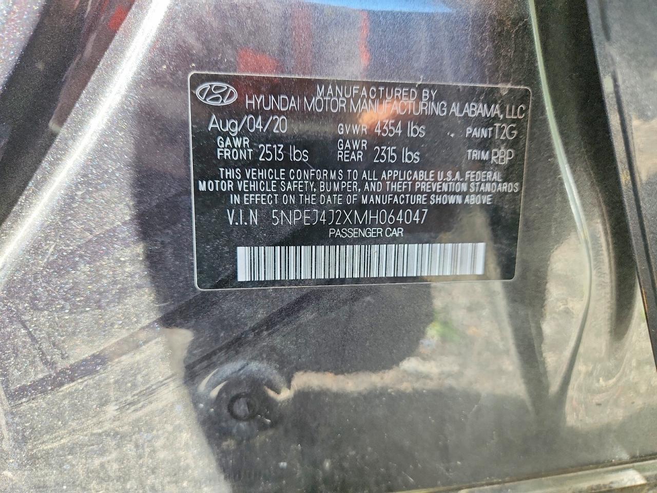 2021 HYUNDAI SONATA