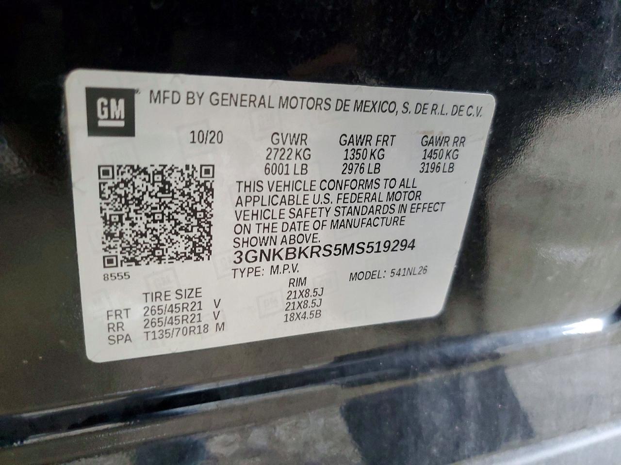 2021 CHEVROLET BLAZER