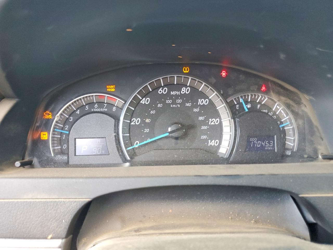 2012 TOYOTA CAMRY