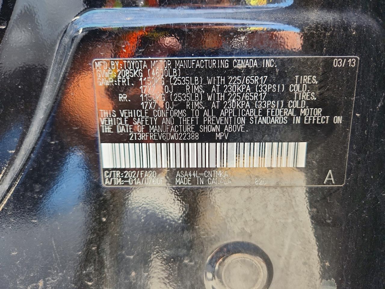 2013 TOYOTA RAV4