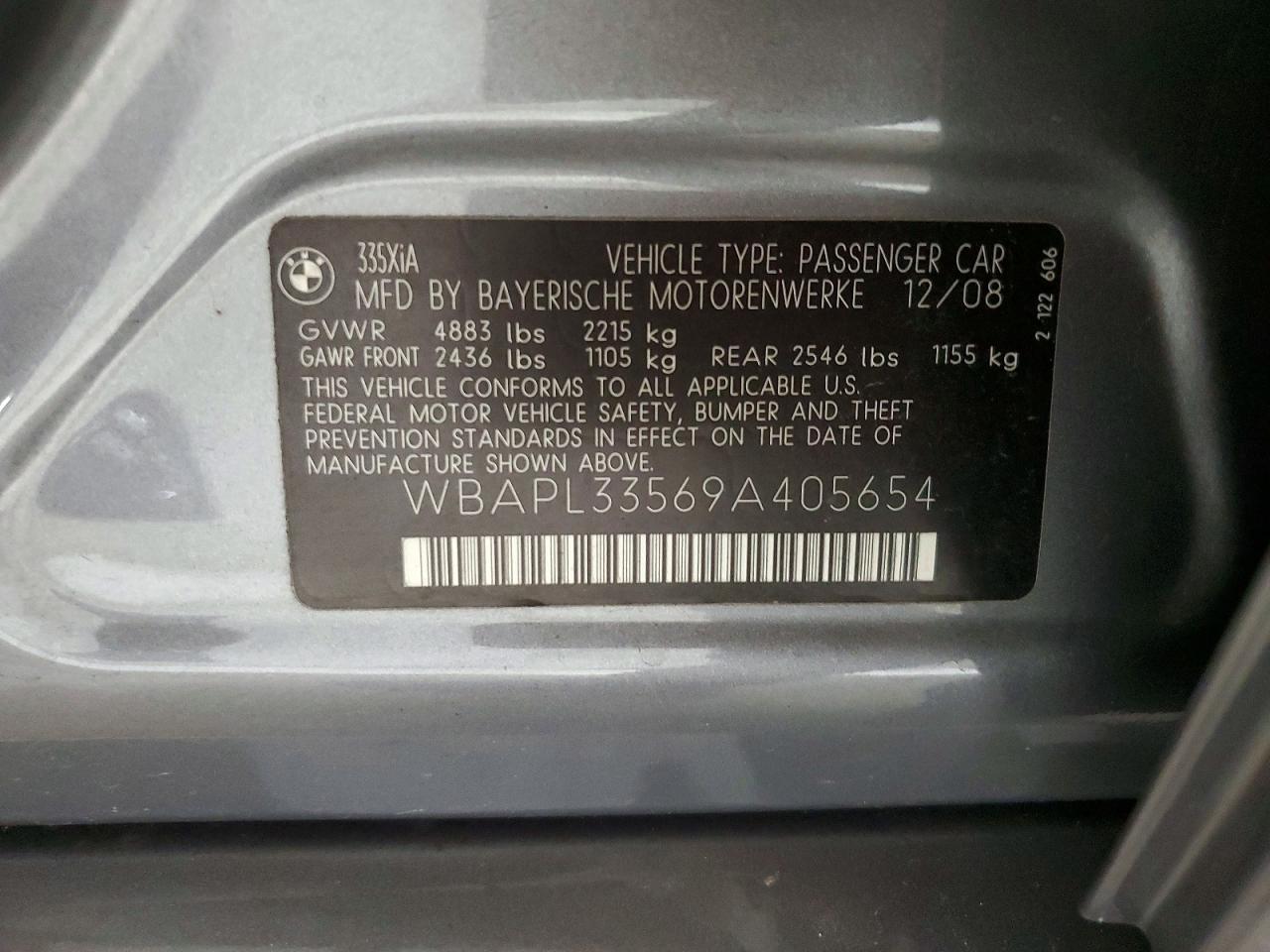 2009 BMW 3 SERIES