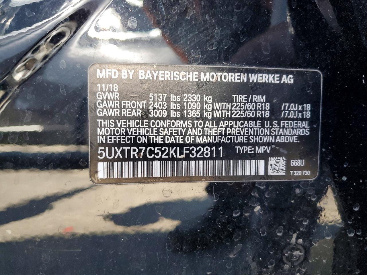 2019 BMW X3