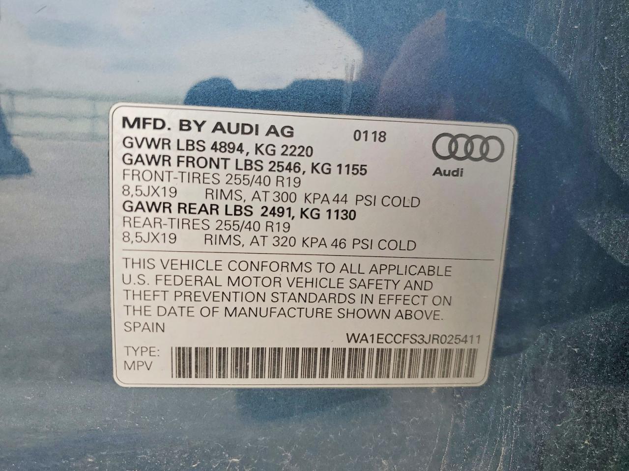 2018 AUDI Q3