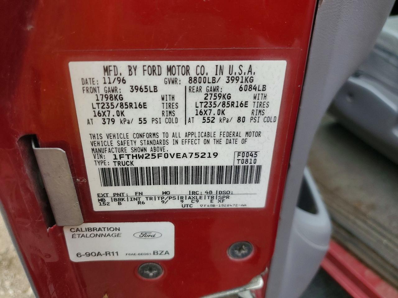 1997 FORD F250