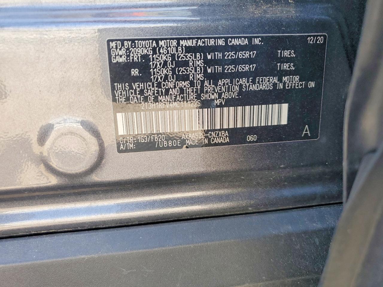 2021 TOYOTA RAV4
