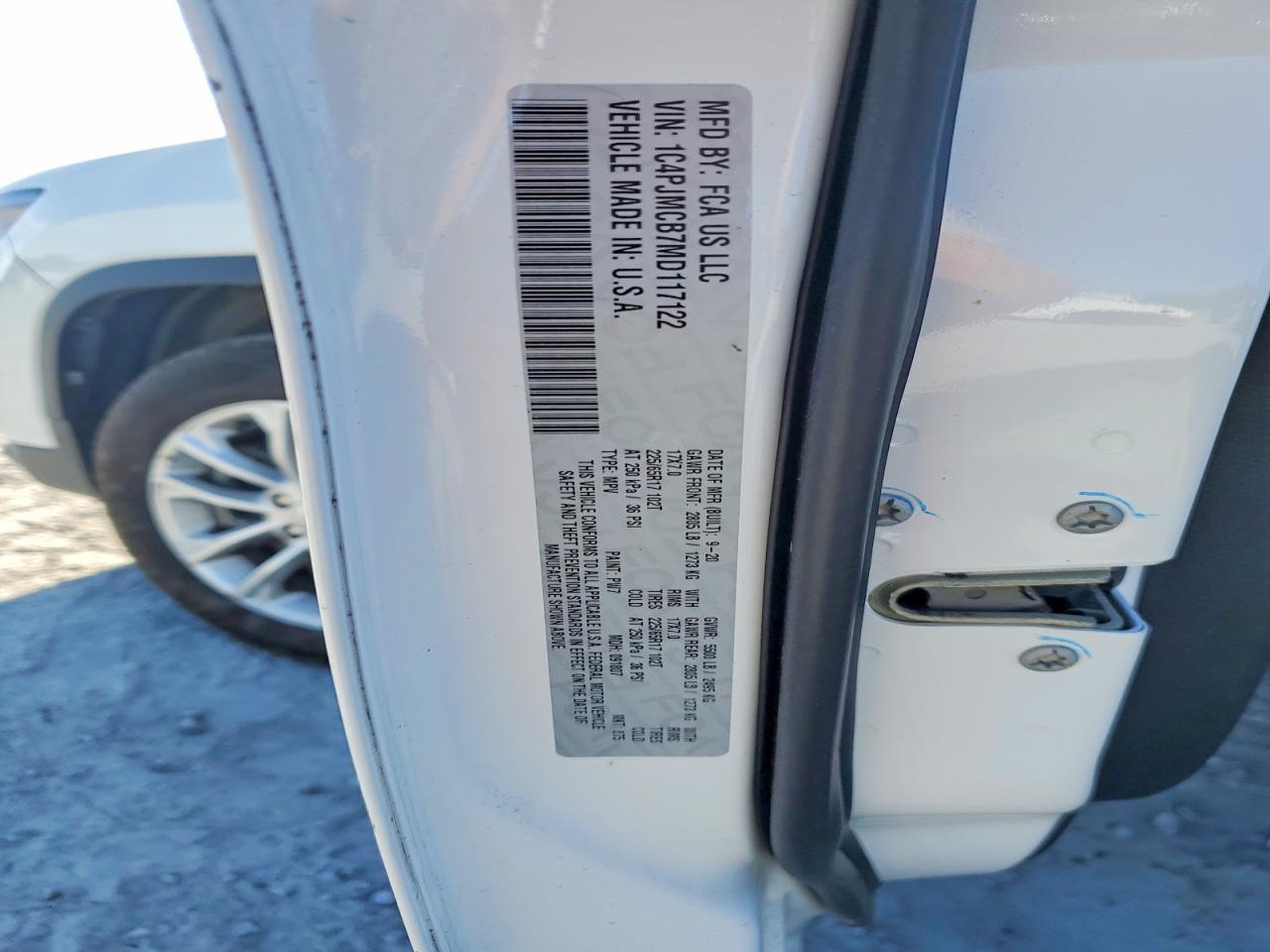 2021 JEEP CHEROKEE