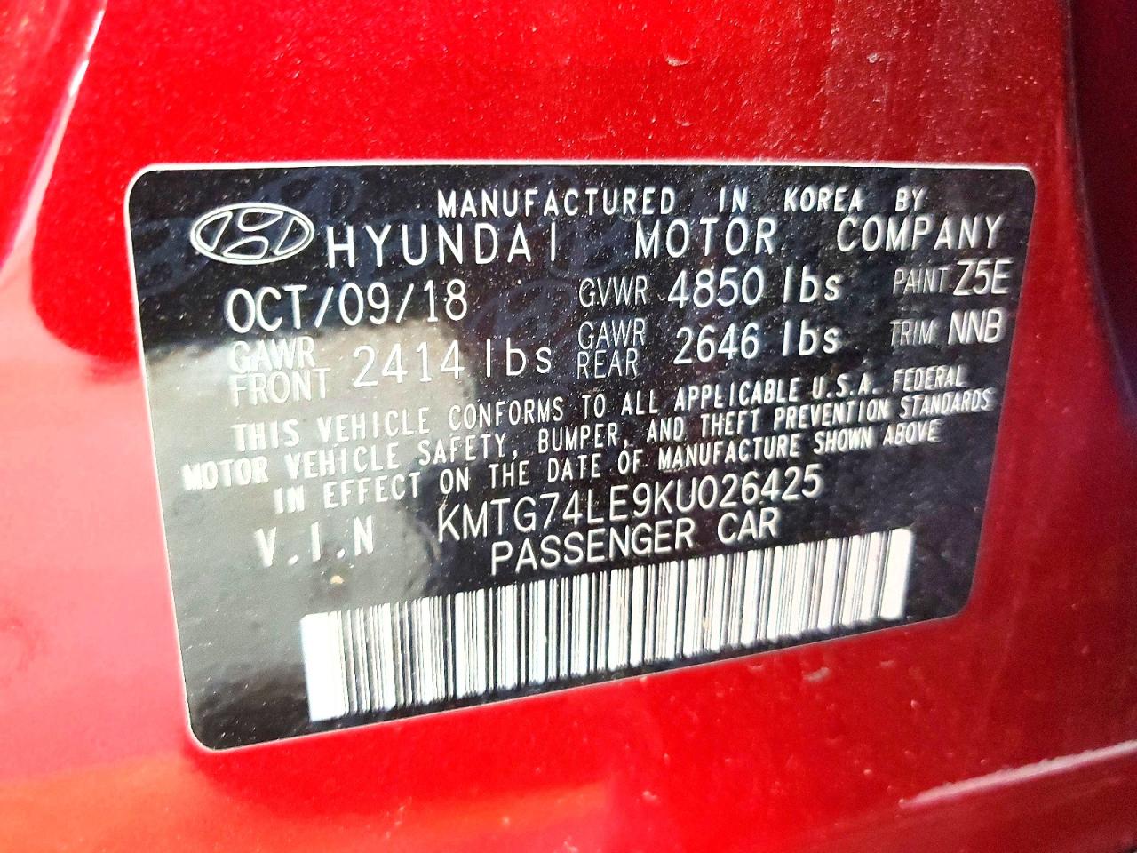 2019 GENESIS G70