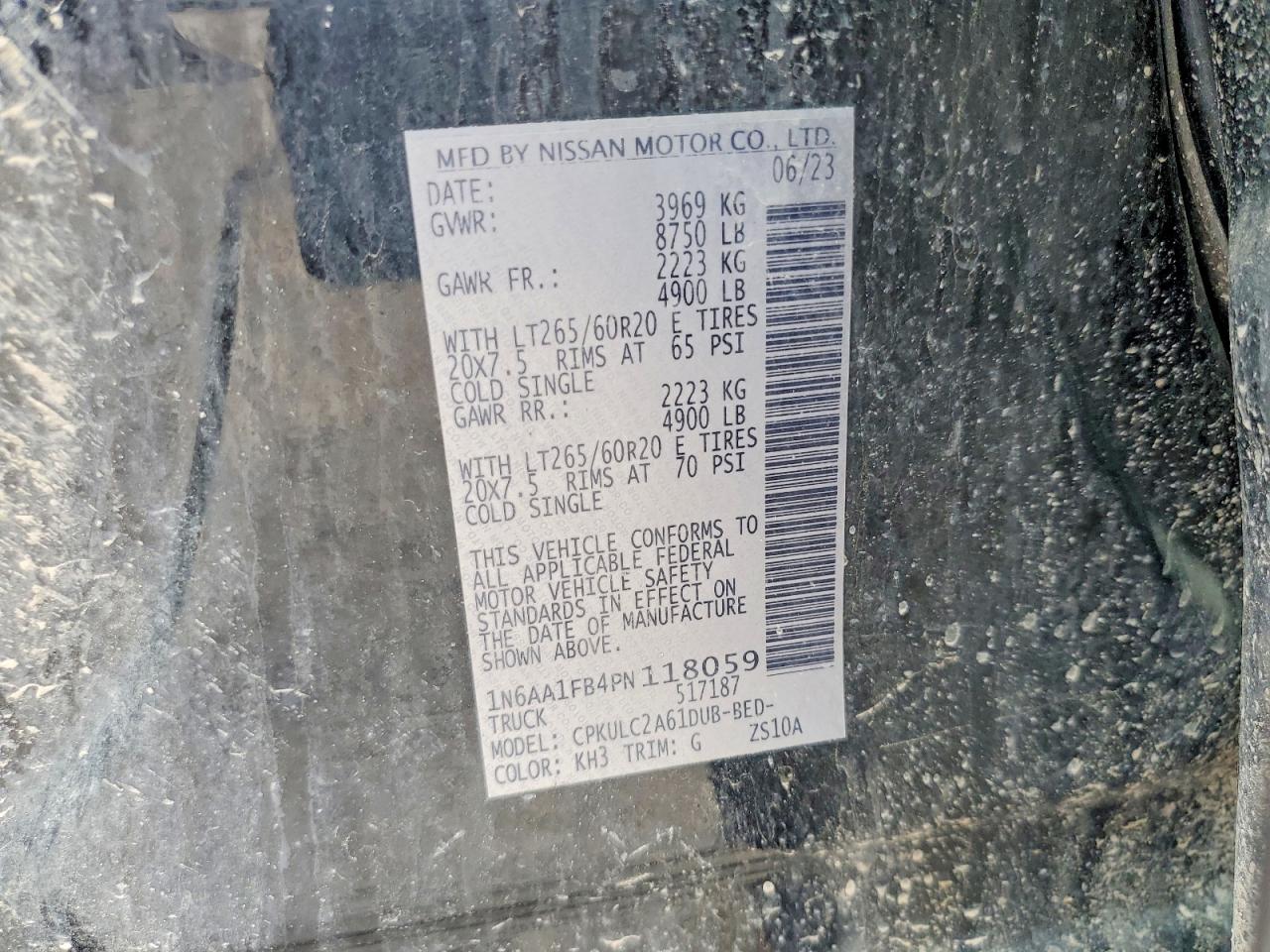 2023 NISSAN TITAN