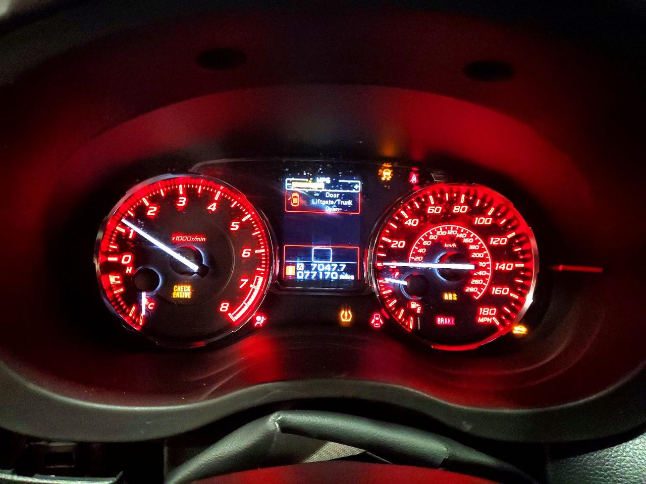 2016 SUBARU WRX