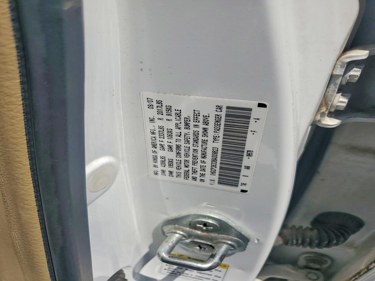 2008 HONDA ACCORD