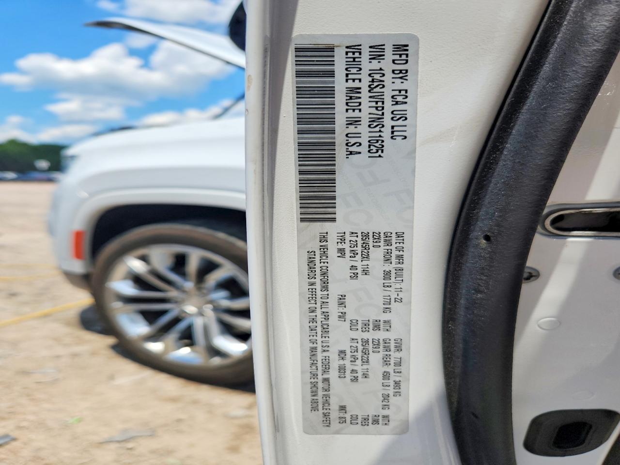2022 JEEP GRAND WAGO