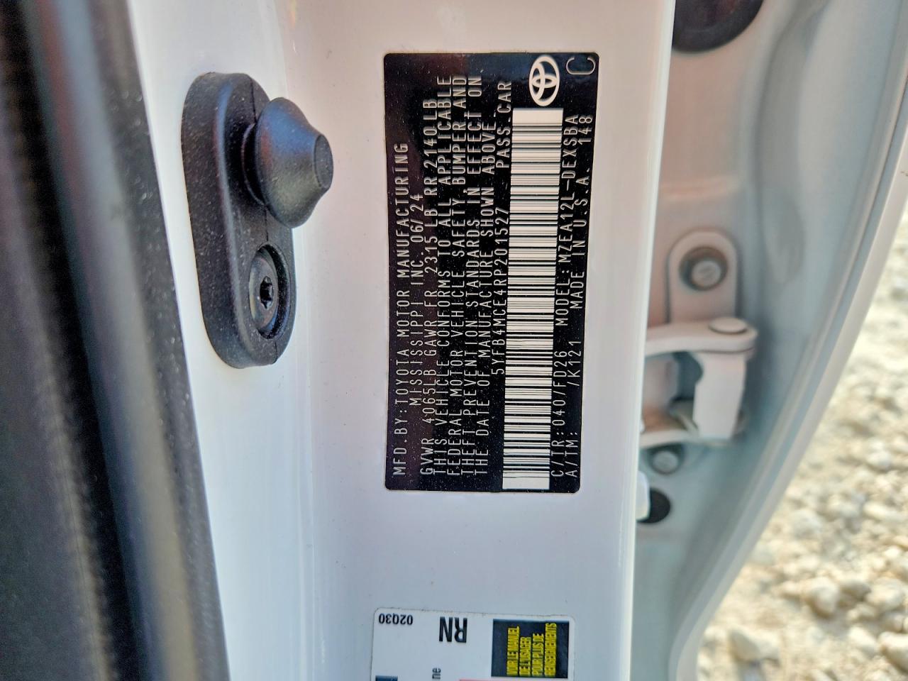 2024 TOYOTA COROLLA