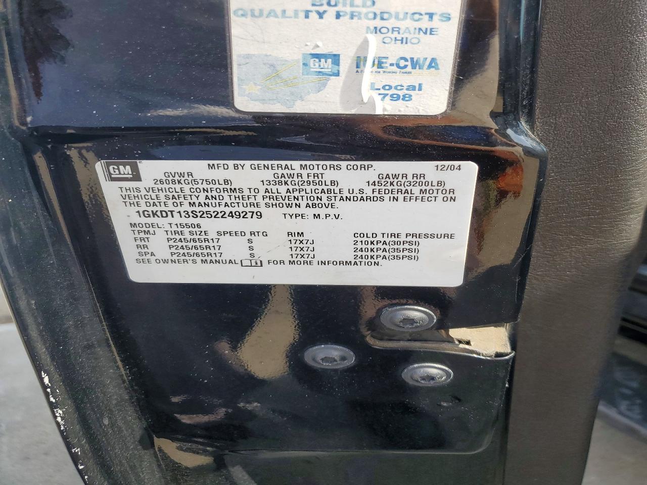 2005 GMC ENVOY