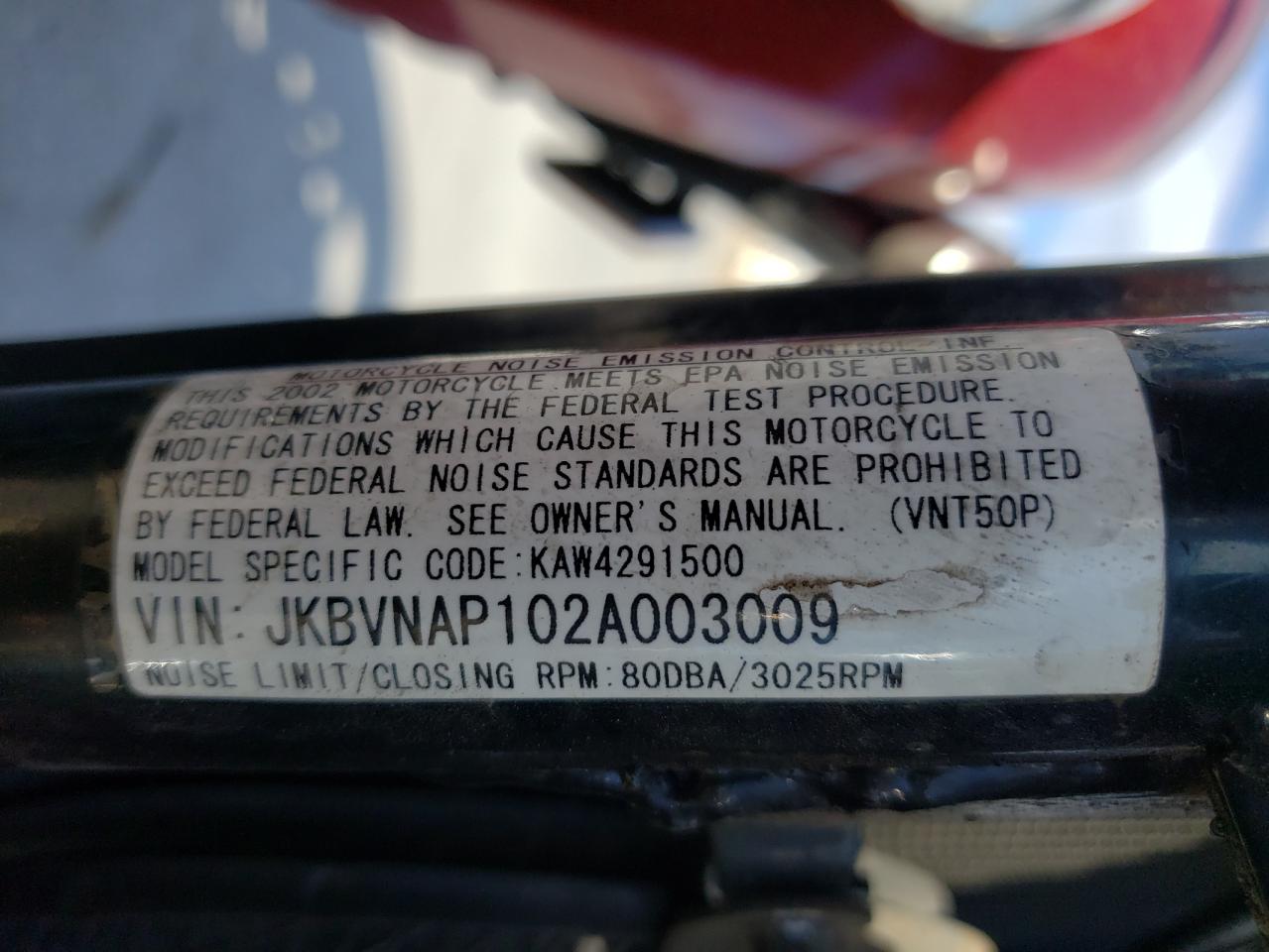 2002 KAWASAKI VN1500 P1