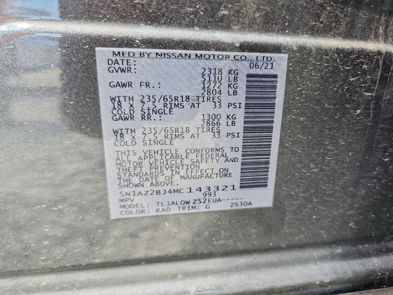 2021 NISSAN MURANO