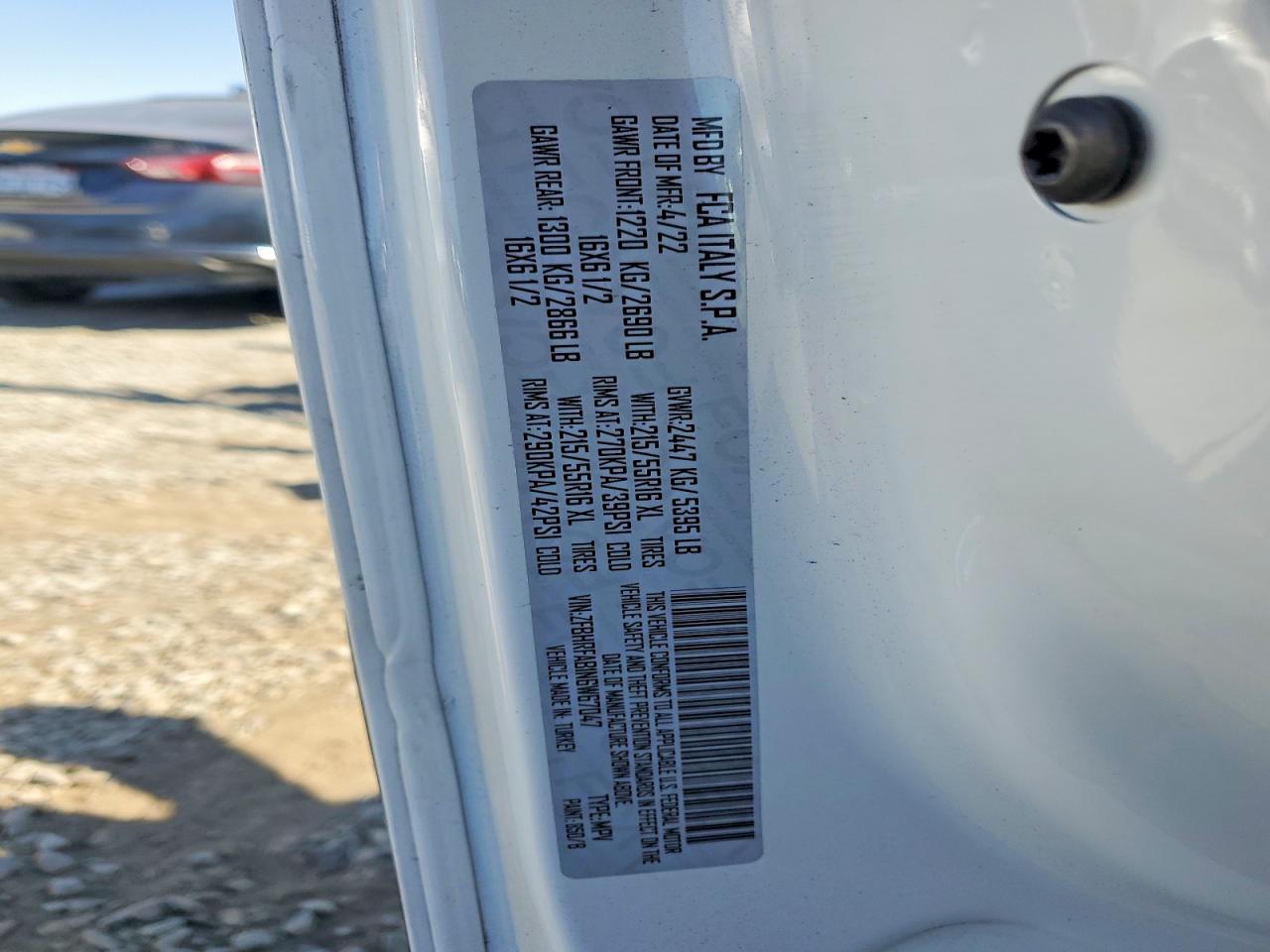 2022 RAM PROMASTER