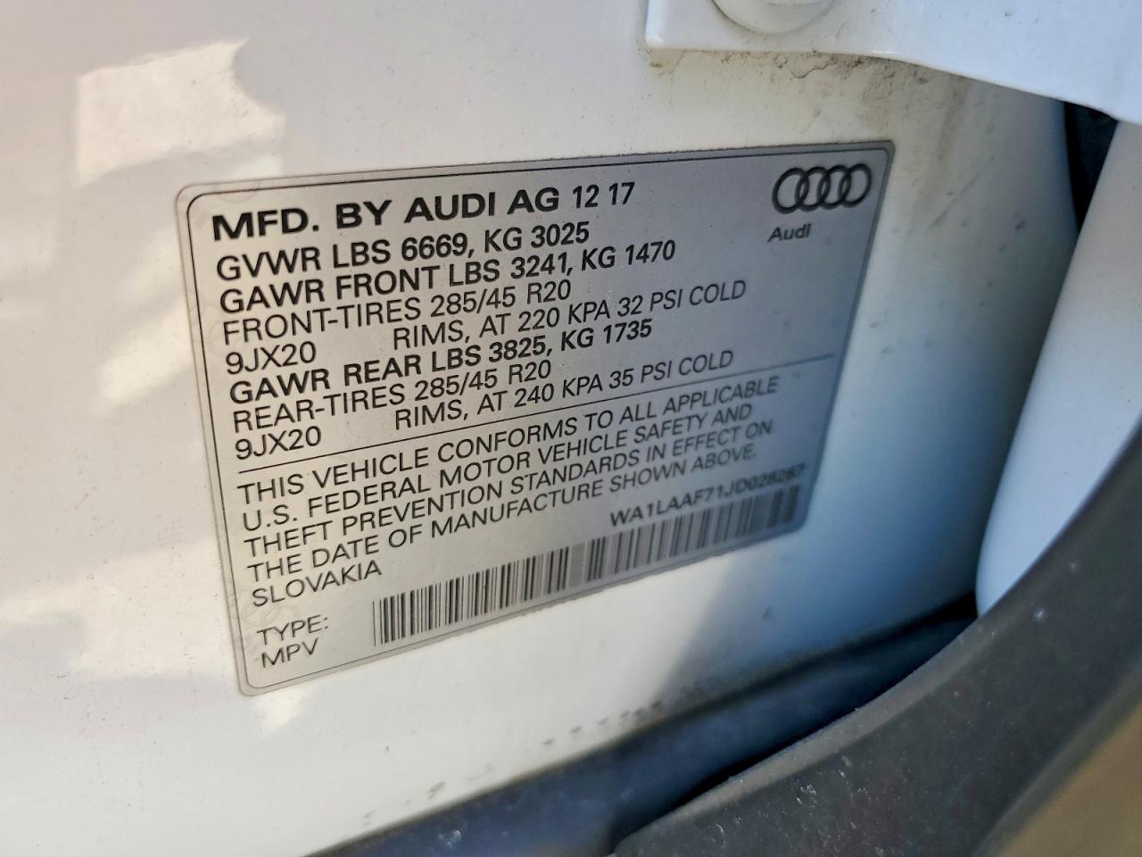 2018 AUDI Q7