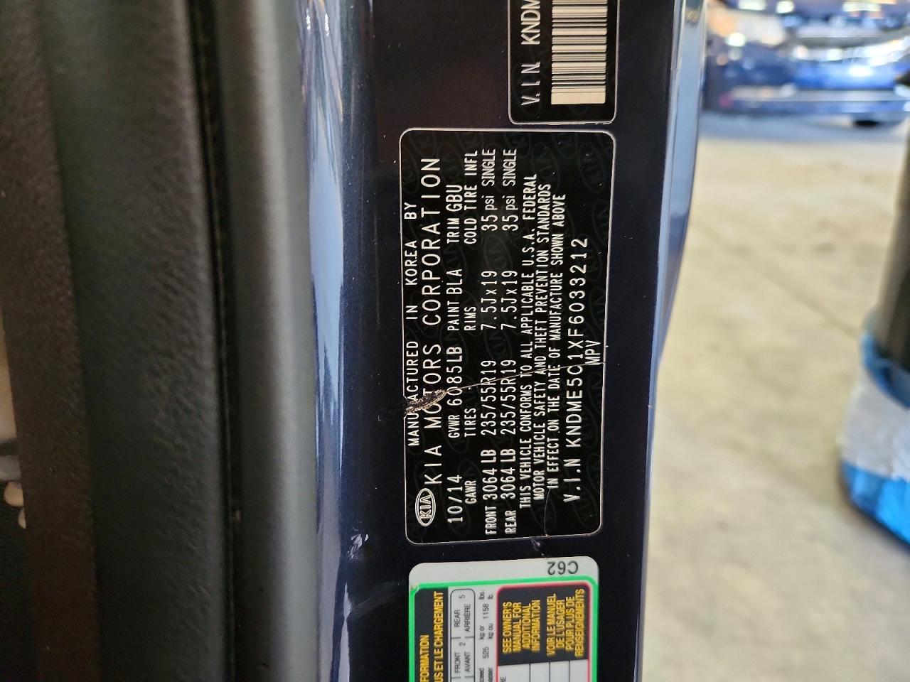 2015 KIA SEDONA