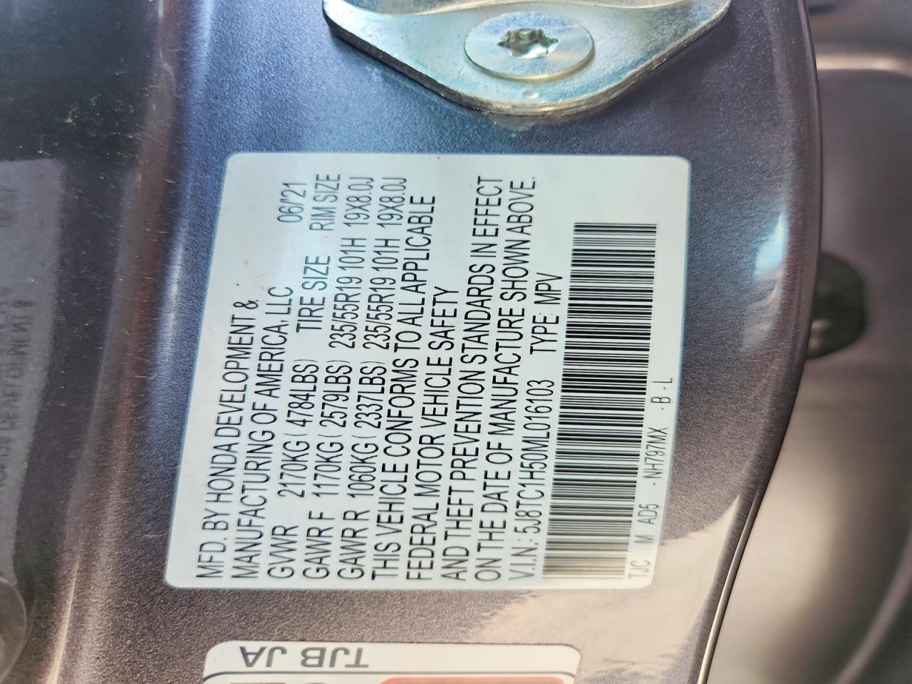 2021 ACURA RDX