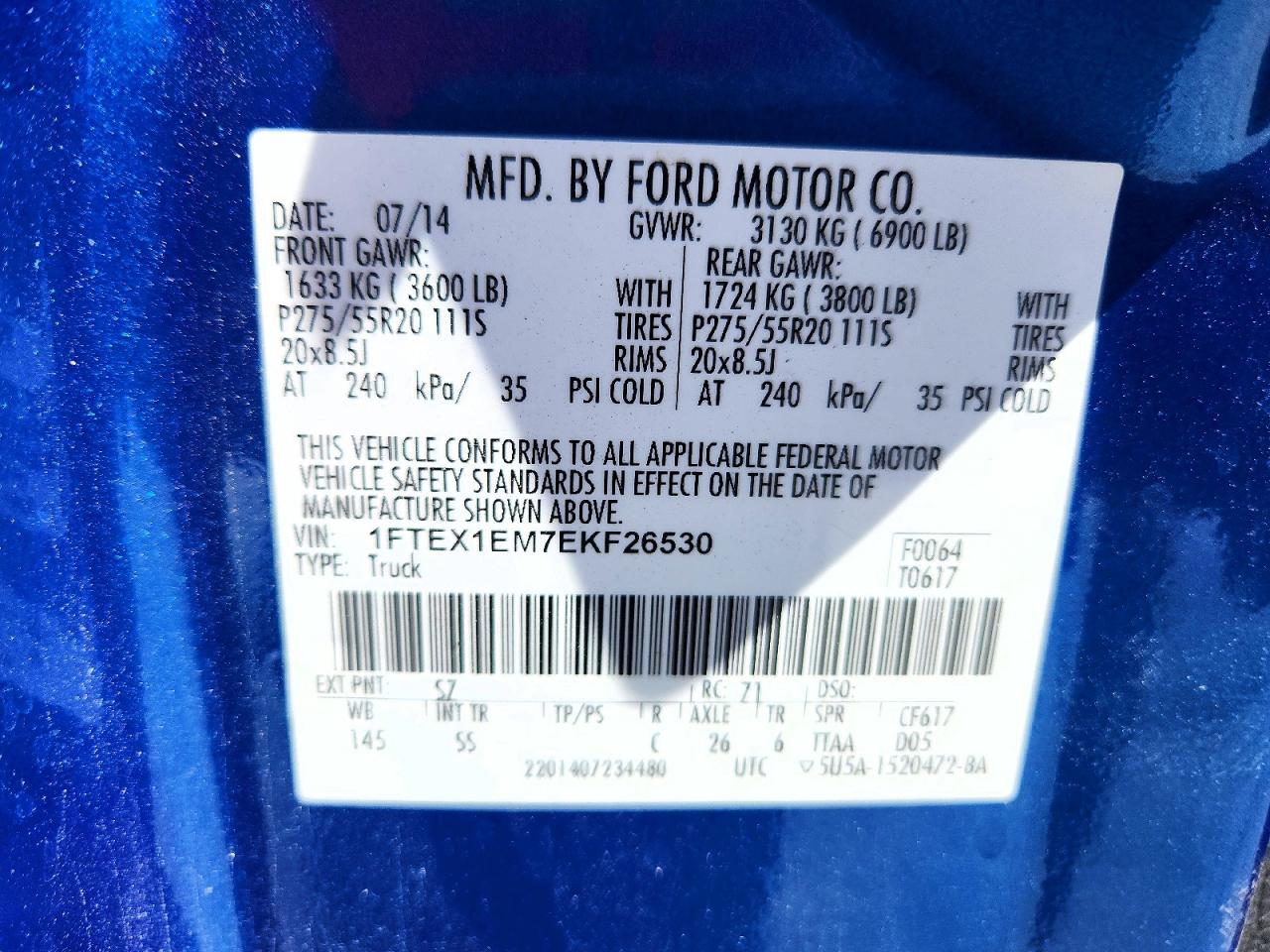 2014 FORD F150