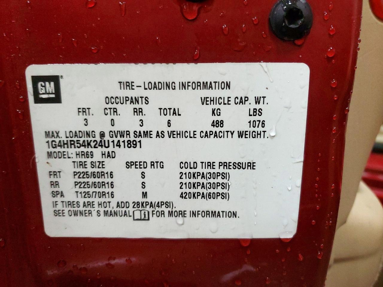 2004 BUICK LESABRE