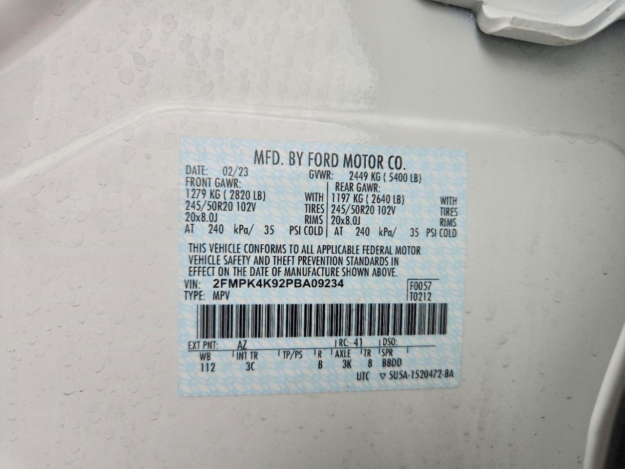 2023 FORD EDGE