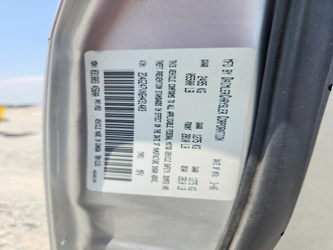 2006 DODGE MAGNUM