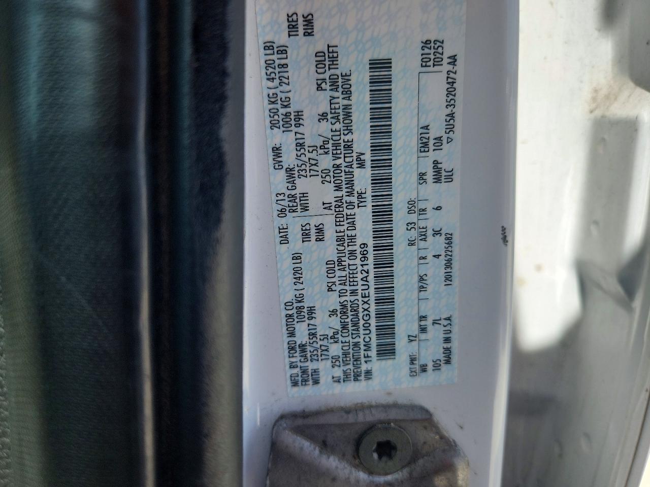 2014 FORD ESCAPE
