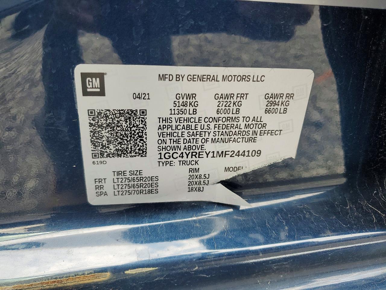 2021 CHEVROLET SILVERADO