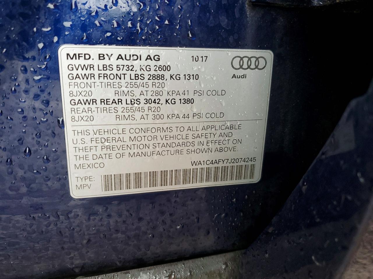 2018 AUDI SQ5