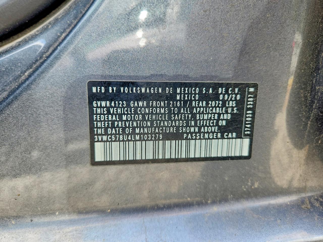 2020 VOLKSWAGEN JETTA