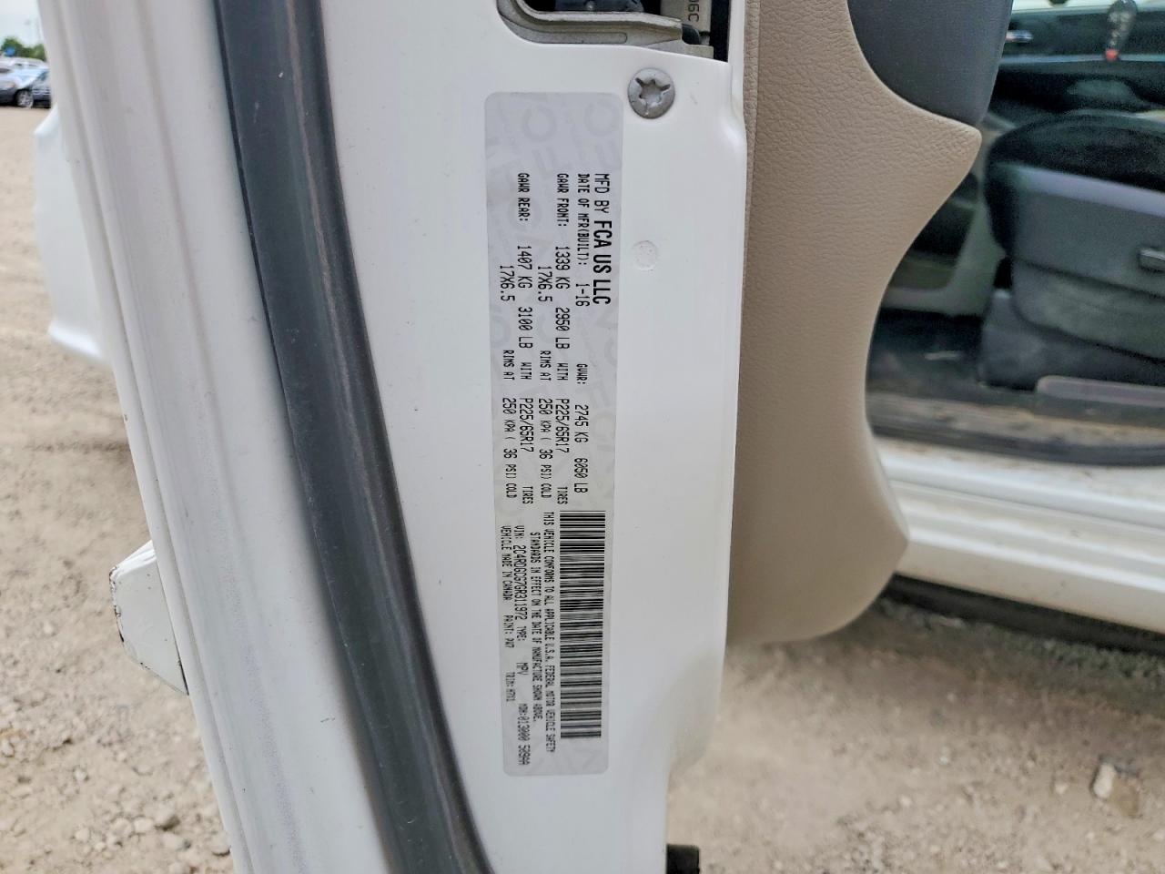 2016 DODGE CARAVAN