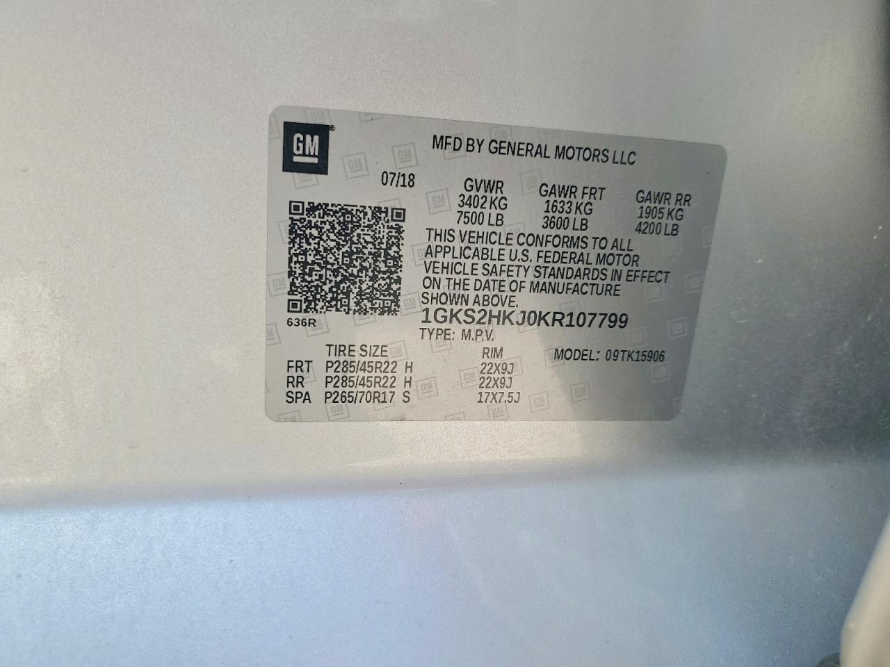 2019 GMC YUKON