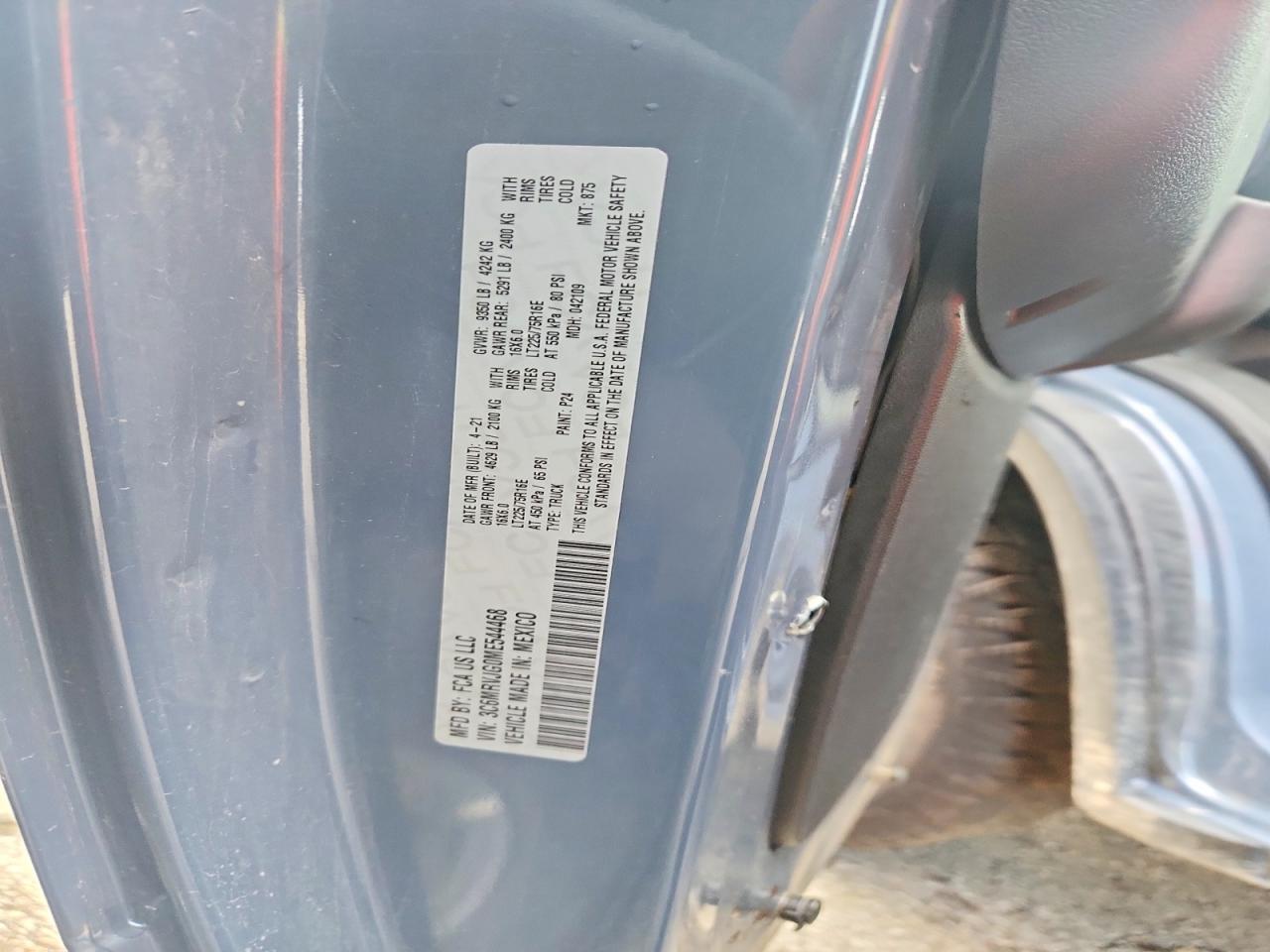 2021 RAM PROMASTER