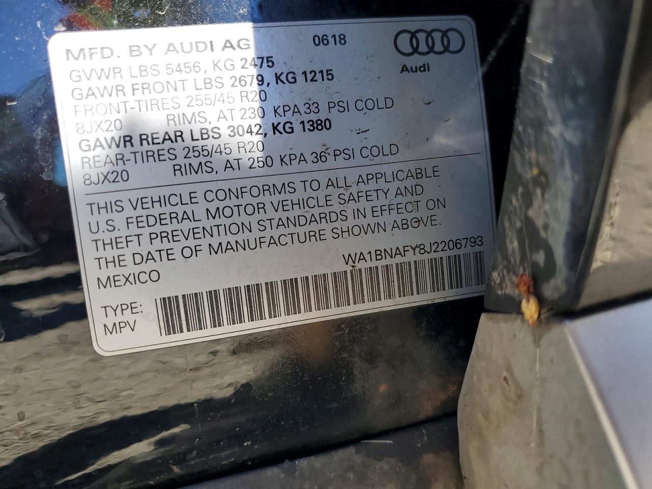 2018 AUDI Q5