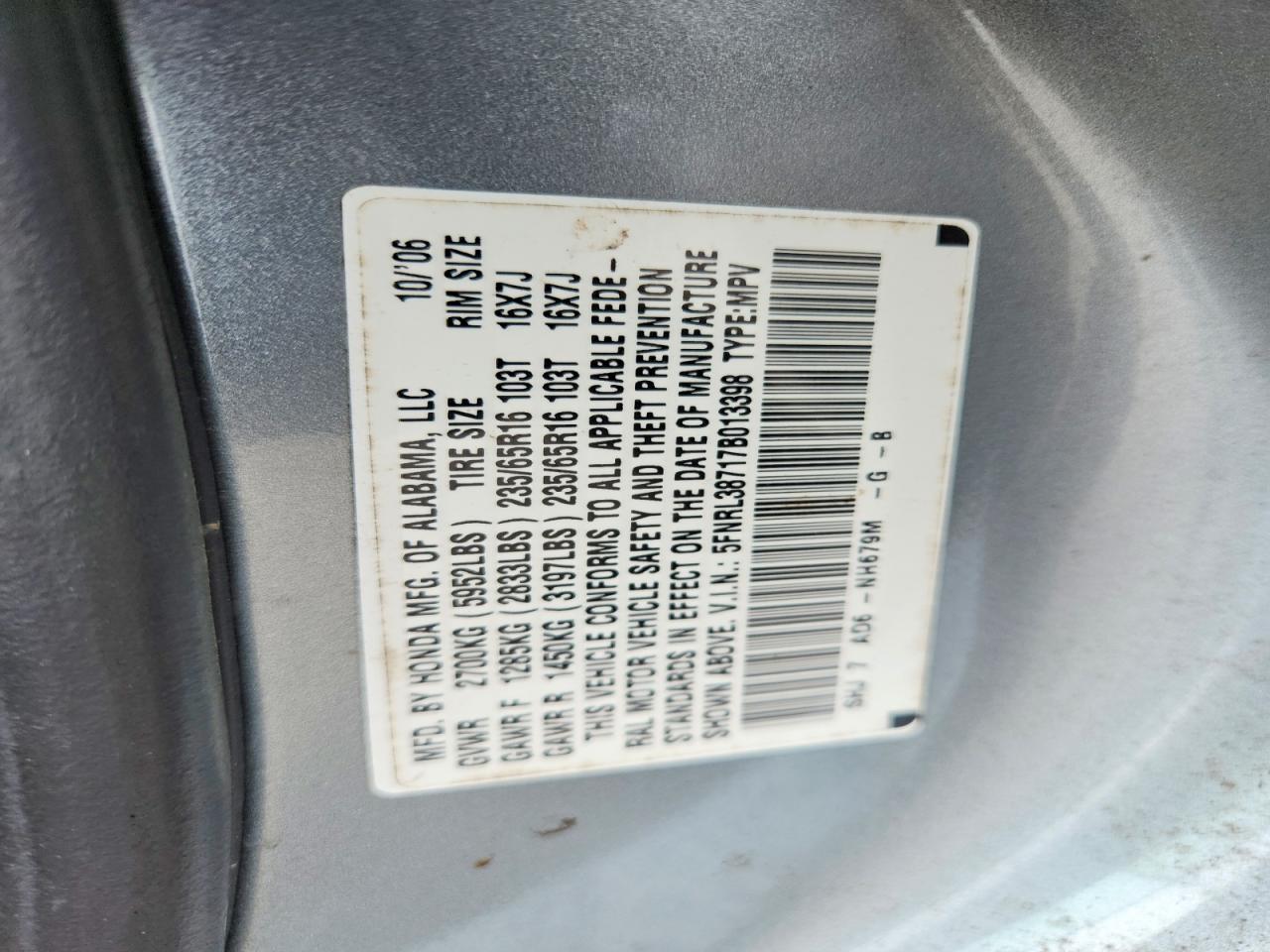 2007 HONDA All Models