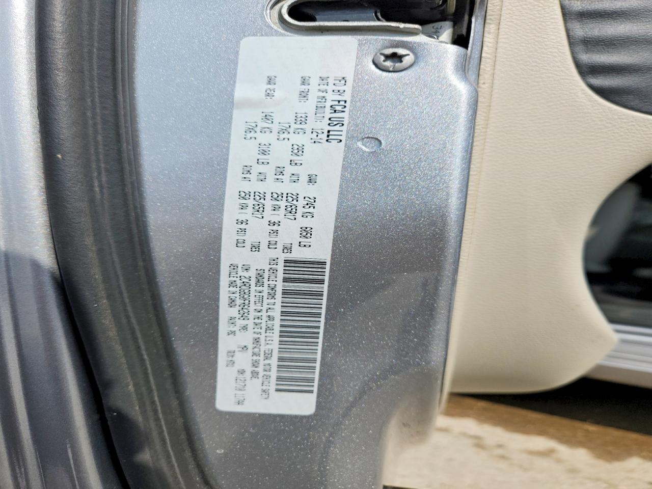 2015 DODGE CARAVAN