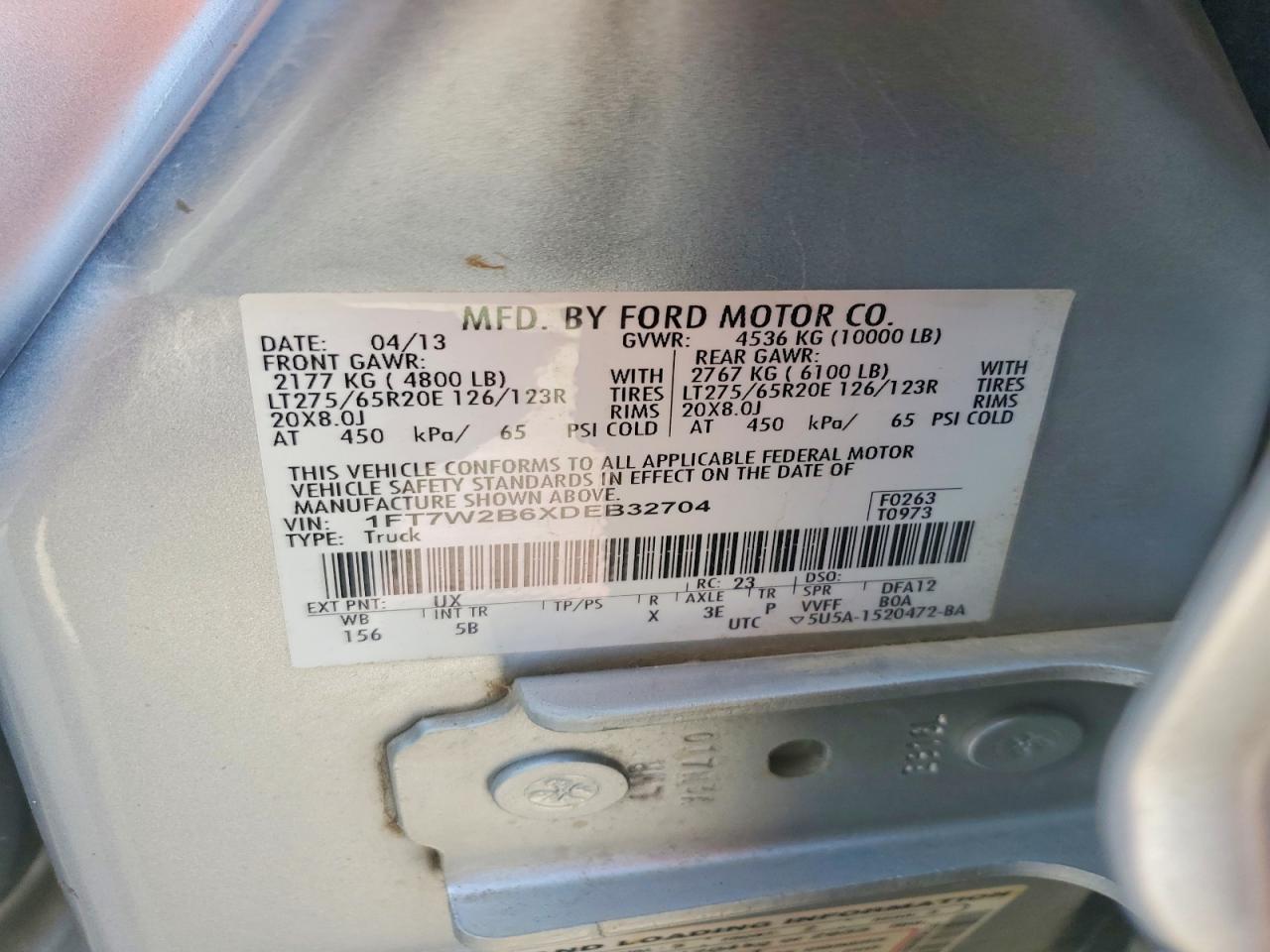 2013 FORD F250
