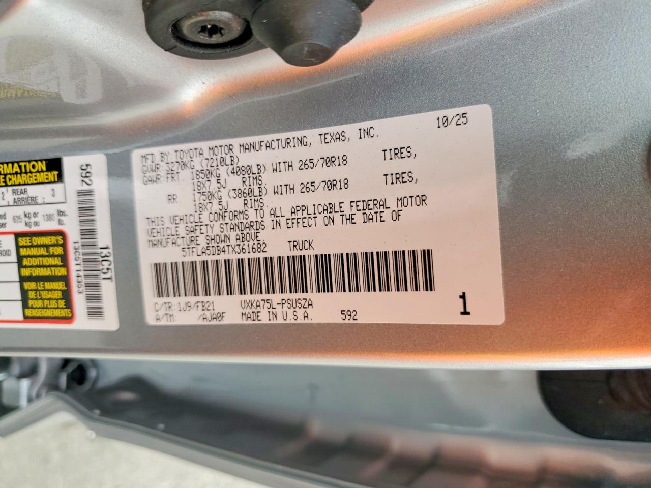 2026 TOYOTA TUNDRA