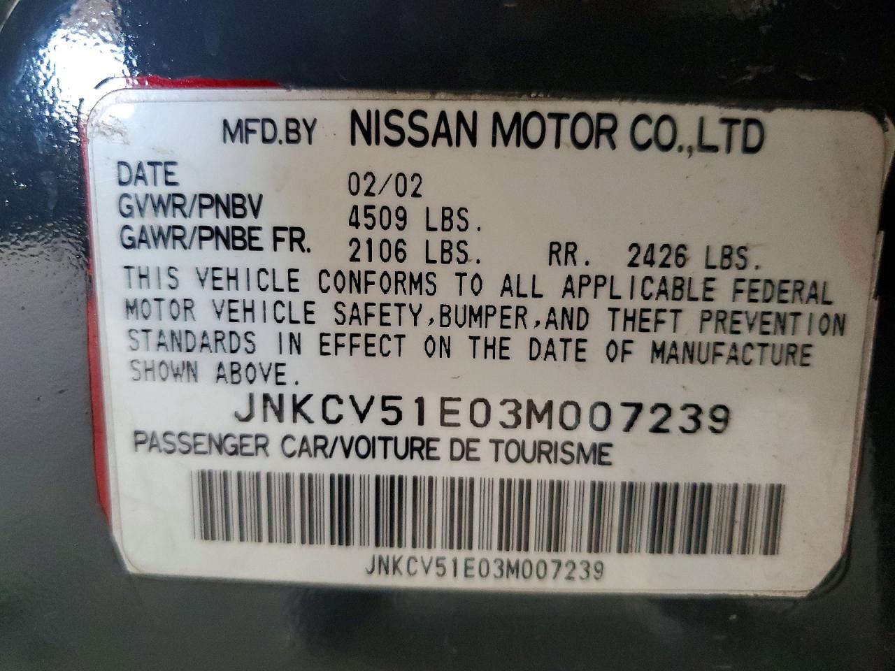 2003 INFINITI G35