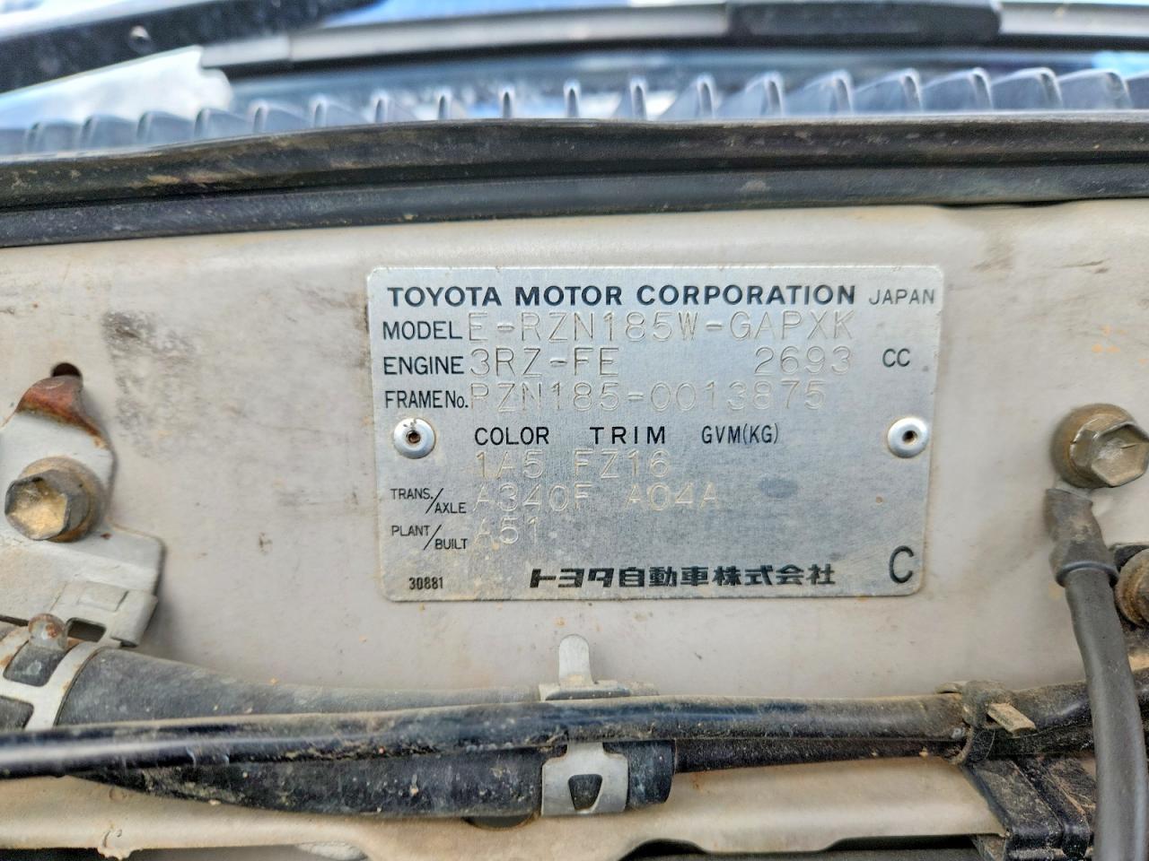 1996 TOYOTA 4RUNNER