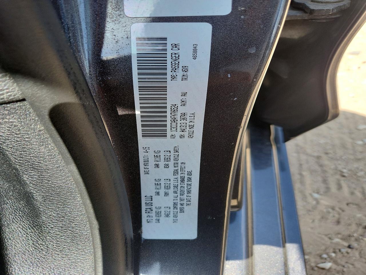2015 CHRYSLER 200